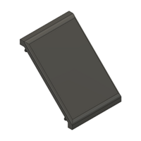 40-230-0 MODULAR SOLUTIONS ALUMINUM GUSSET<br>90MM X 90MM BLACK PLASTIC CAP COVER FOR 40-130-1, FOR A FINISHED APPEARANCE